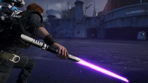 My Dream A Purple Double Bladed Lightsaber With White And Black Hilt
