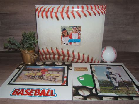 Baseball Mom Baseball Scrapbook Album Baseball Coach T Etsy