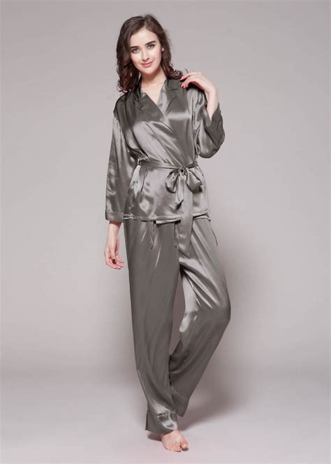 22 momme fold over classic silk pajama set silk pajama set silk pajamas women silk pajamas