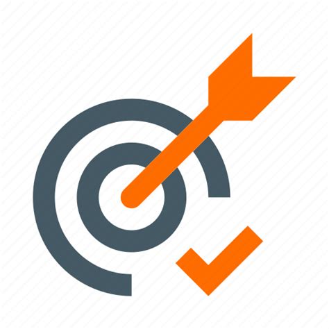 Achieved Aim Arrow Check Goal Point Target Icon Download On