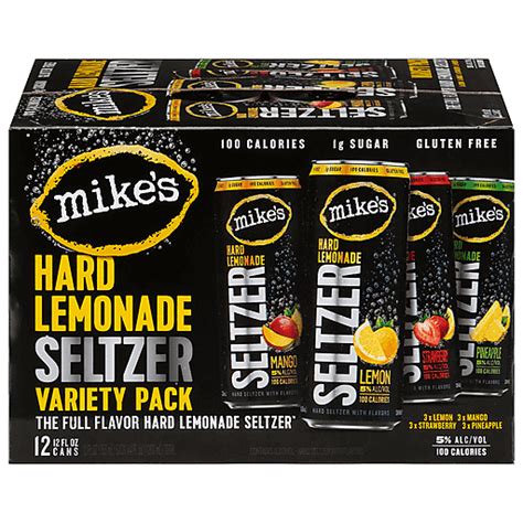 Mikes Seltzer Hard Lemonade Variety Pack 12 Ea Beer And Wine Mt Plymouth