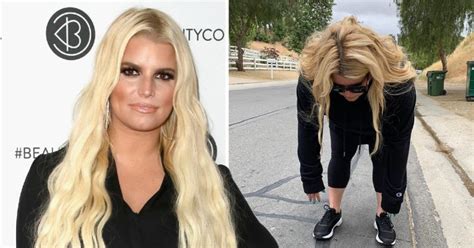 Jessica Simpson Works Out In A Rubber Corset After Giving Birth Metro