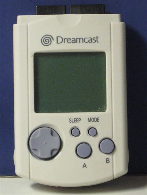 Sega Dreamcast Visual Memory Unit Hkt 7000 Original White Vmu