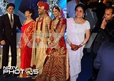 SRK, Anil and Tina Ambani at society wedding