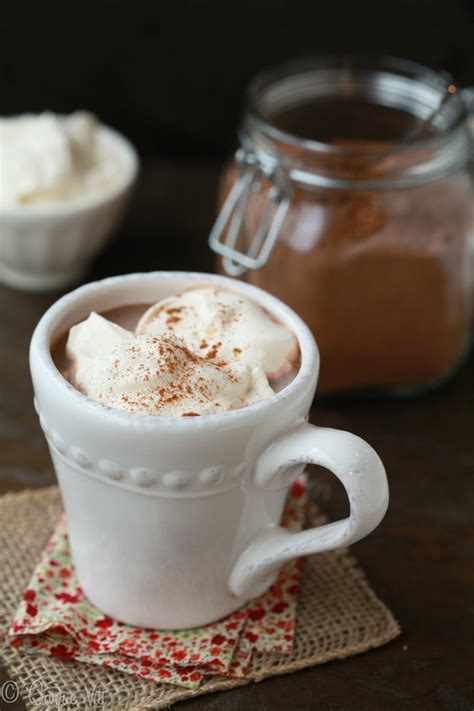 Homemade Hot Cocoa Mix Recipe Homemade Hot Cocoa Food Yummy Drinks