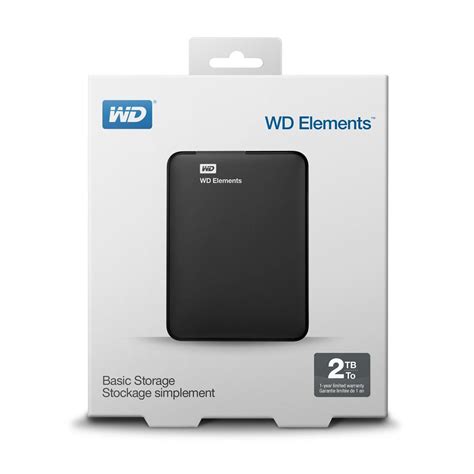 Wd 2tb Elements Portable External Hard Drive Usb 30 Wdbuzg0020bbk