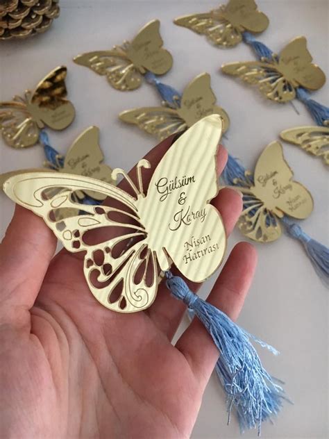 Butterfly Mirror Magnet 10pcs Wedding Party Favors Sweet 16 Etsy