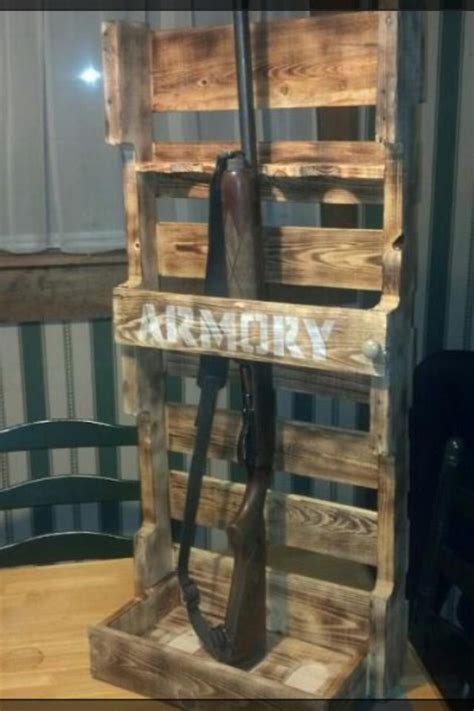 This is sure to be every kid's favorite spot in the house! Crazy Idea of making a gun rack out of pallets. Turned out ...