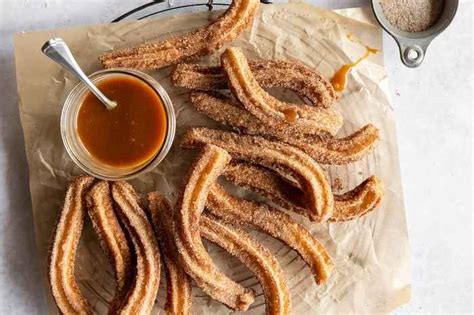 Churros With Salted Caramel Sauce Recipe Goldmine