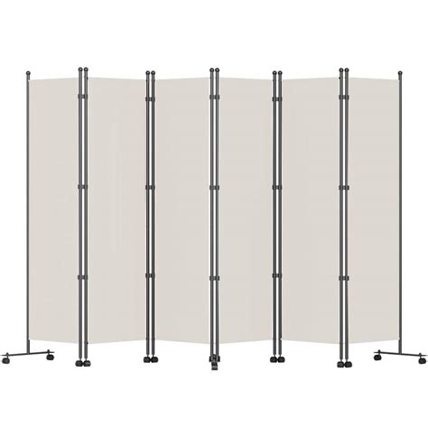 Vevor 6 Ft Freestanding And Folding Privacy Screen 6 Panel Room