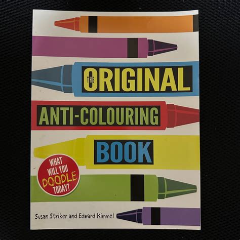 The Original Anti Colouring Book Hobbies And Toys Books And Magazines