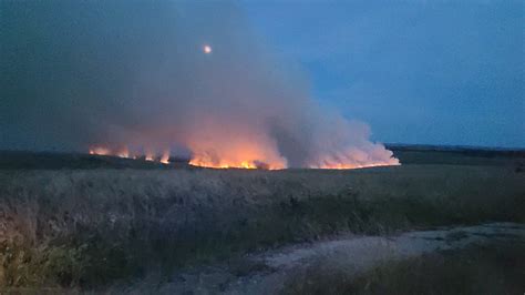 Wildfire Rages On As Firefighters Barred From Tackling Salisbury Plain