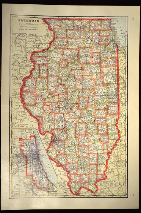 Illinois Map Of Counties Printable