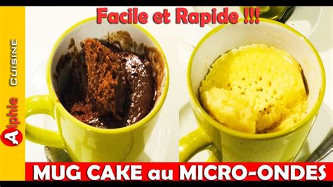 Un bon Délicieux Dessert MUG CAKE au MICRO ONDES Facile et Rapide