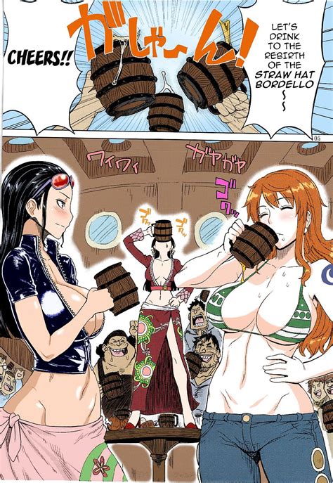 Versión Hentai De One Piece Nami Nico Robin Y Boa Hancock Fotos Porno