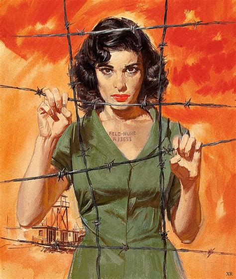 1958 Forced Into Illustration Pulp Fiction Art Pulp Art Pulp Art Illustration