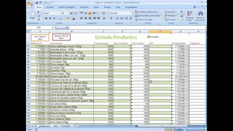 Cómo Subir El Inventario Inicial Desde Una Plantilla De Excel A Codbar