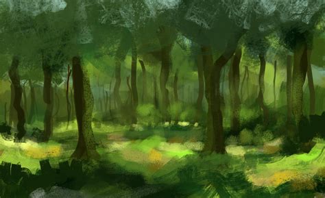 Robot Valhalla Forest Sketches