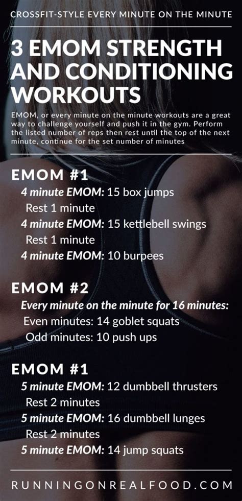Body Strength Crossfit Emom Workouts For Conditioning