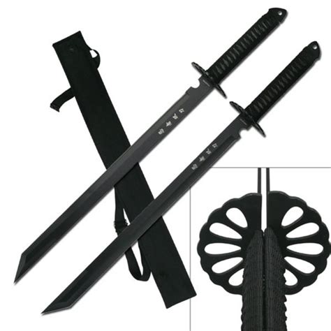 Dual Samurai Swords With Inscription