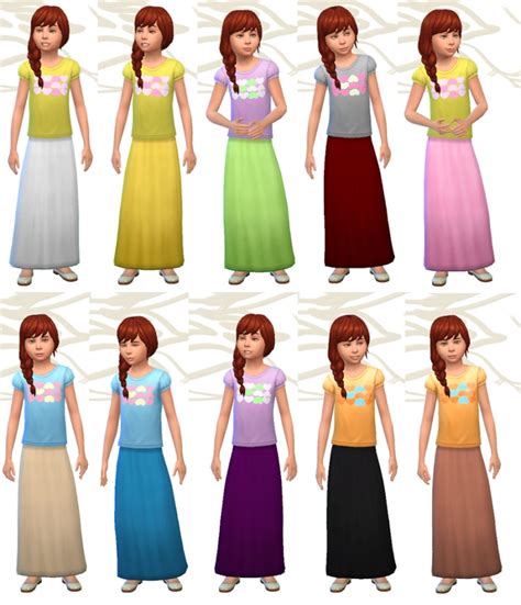Fulfilled Request Maxi Skirts For Girls Sims 4 Studio