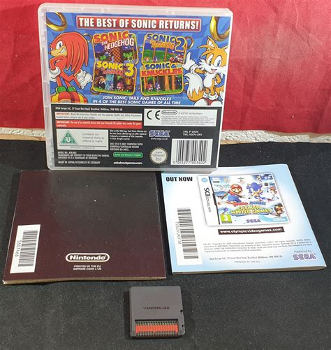 Sonic Classic Collection Nintendo Ds Game Retro Gamer Heaven