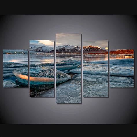 Picture Posters Wall Art Home Decoration Modular Framework 5 Panel