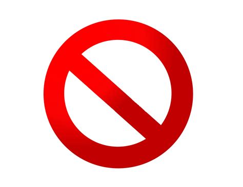 No Symbol Clip Art Free Clipart Best