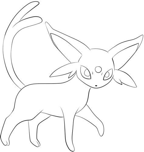 Pokemon Coloring Pages Eevee Evolutions Sylveon Coloring Page