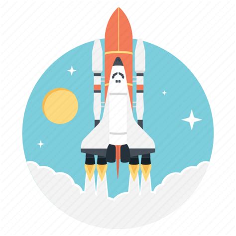 Rocket launch, launch, startup, spaceship, missile icon