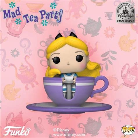 alice mad tea party funko pop rides figur disney pop disney alice disney style london toy
