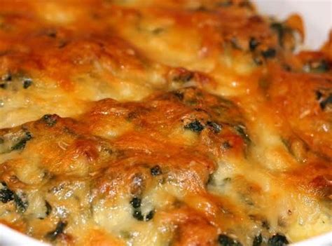 Cheesy Spinach Rice Casserole Just A Pinch Recipes