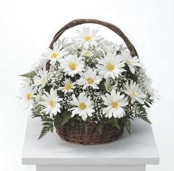 Jacaranda flowers » hearts, cushions & pillow funeral tributes GRANDMA'S GARDEN TABLE BASKET - Loomis Family Cremations