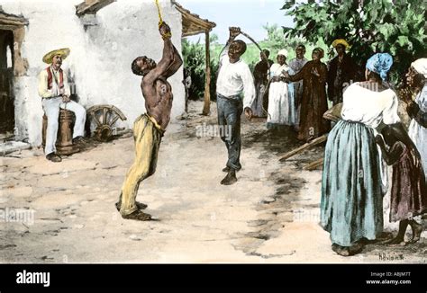 Brutal Whipping Of A Slave In Virginia Before The Civil War From An