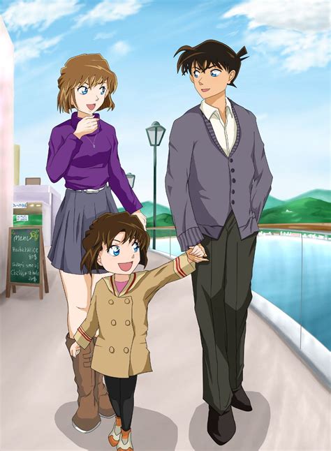Shinichi Kudo And Shiho Miyano A New Life Manga Detective Conan