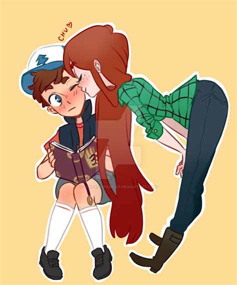 Wendy Dipper By Confettiparfait On Deviantart Gravity Falls Gravity Falls Dipper Gravity
