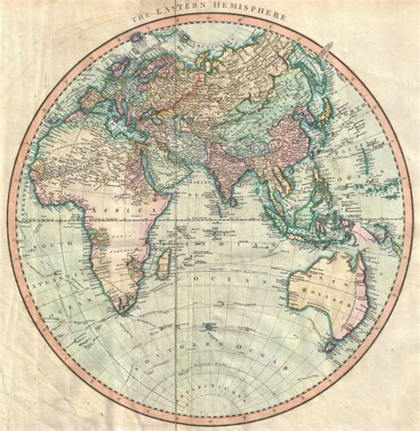 The Eastern Hemisphere Geographicus Rare Antique Maps