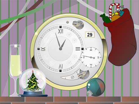 Xmas Clock Screensaver Hold A Christmas Celebration On Your Desktop