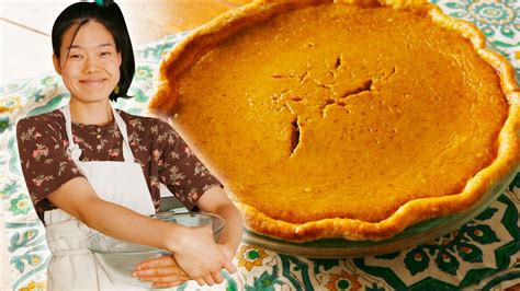 The Creamiest Thanksgiving Pumpkin Pie Ever By June Delish Youtube
