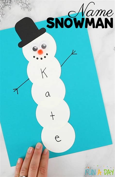 Snowman Printable Craft
