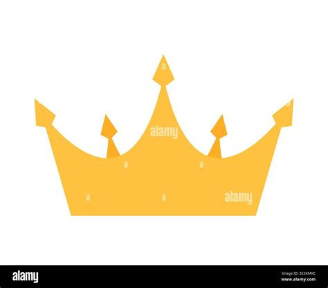 Princesa Corona De Oro Icono Aislado En Blanco Fondo Vector Ilustración