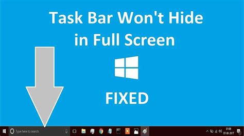 Why Is Taskbar Not Hiding In Fullscreen Mode How To Fix Hot Sex Picture