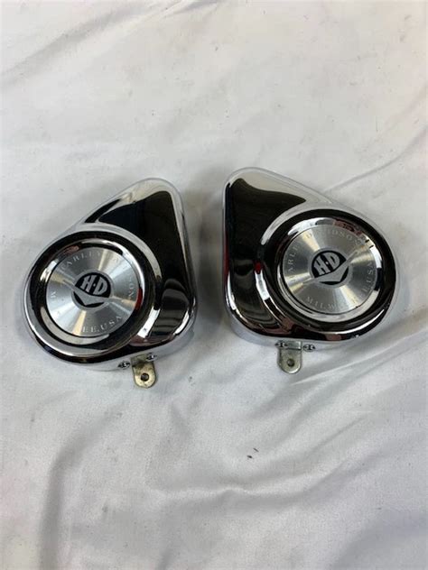 Harley Davidson Chrome Brake Caliper Covers With Classic Style Inserts Freedom Cycles California