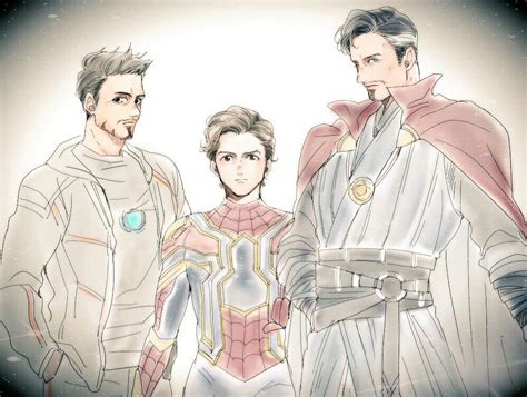 Tony stark and peter parker's relationship was one of the most touching in the whole of the mcu. Tony Stark, Peter Parker, and Doctor Strange | Marvel ...