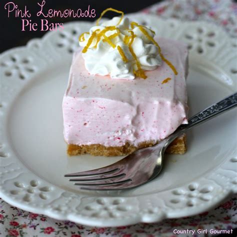 Pink Lemonade Pie Bars Pink Lemonade Pie Sweets Recipes Lime Recipes