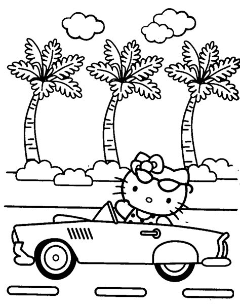 ⭐ free printable hello kitty coloring book. Hello Kitty Coloring Pages