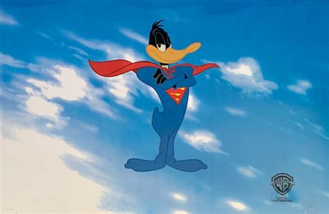 Warner Bros Super Daffy Duck Limited Edition Sericel Animation Art Cel