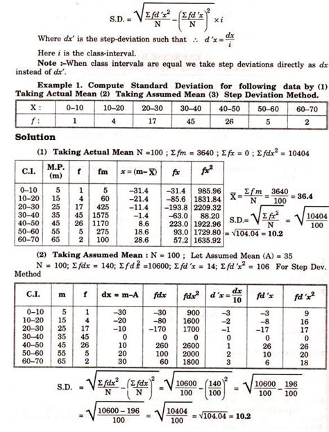 The standard deviation of sample means, is called the standard error. How to Calculate Standard Deviation in 3 different Series ...