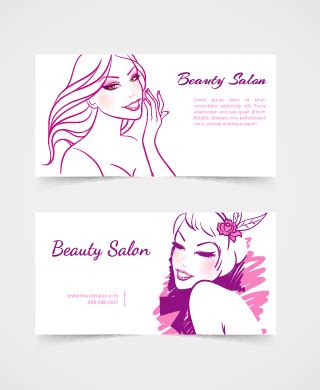 See more ideas about salon business cards, business cards, hairstylist business cards. Exquisite beauty salon business cards vector Free vector ...