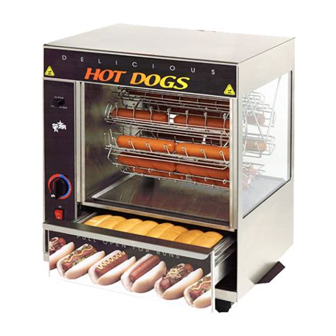 Quick Ship Star Broil O Dog Hot Dog Broiler
